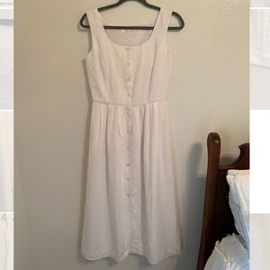 Brooks Brothers Linen Midi Dress